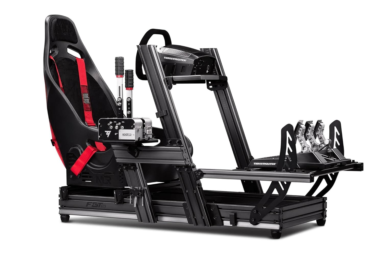 F-GT Elite Formula & GT Aluminium Profile Simulator Cockpit - Wheel plate Edition