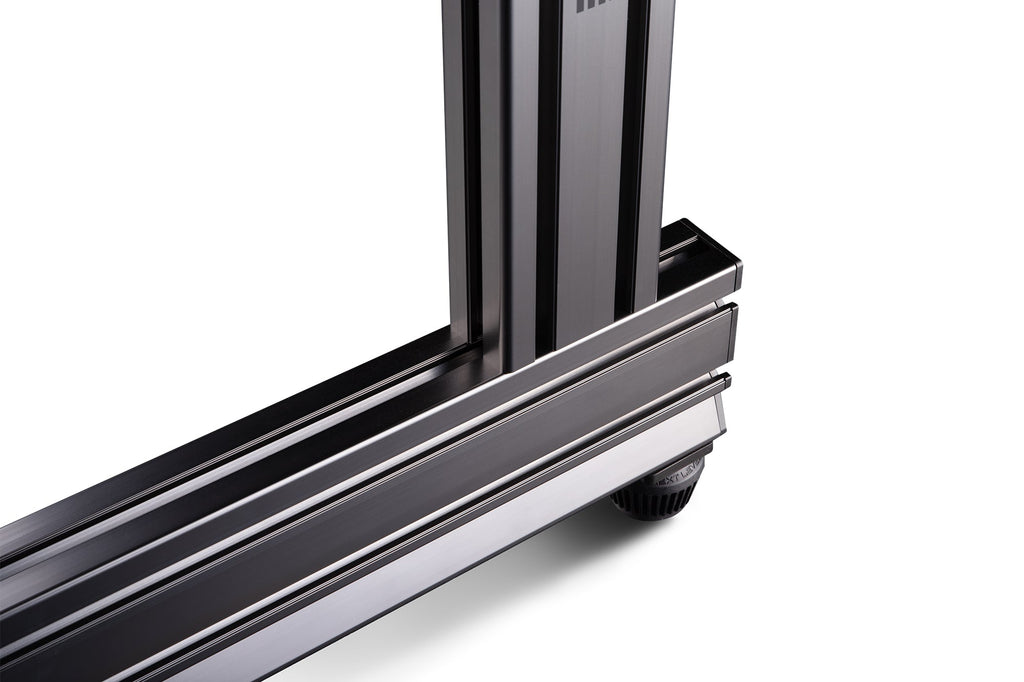 Elite Freestanding Single Monitor Stand Carbon Grey