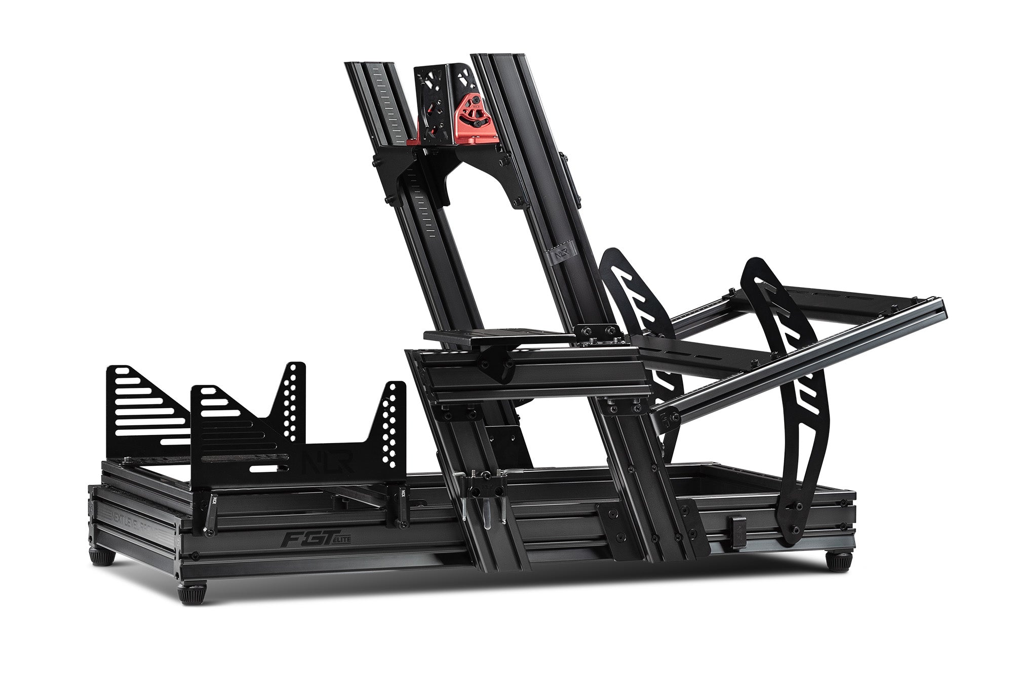 F-GT Elite Formula & GT Racing Simulator Cockpit- Side and Front Mount Edition