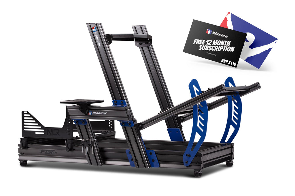 F-GT Elite Formula and GT Racing Simulator Cockpit iRacing Edition