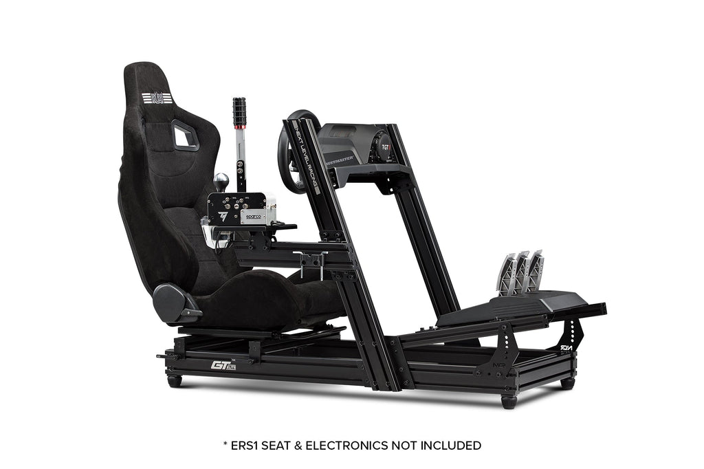 GTElite Aluminium Simulator Cockpit - Wheel Plate Edition