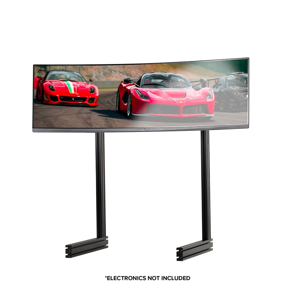 Elite Free Standing Single Monitor Stand - Black Edition