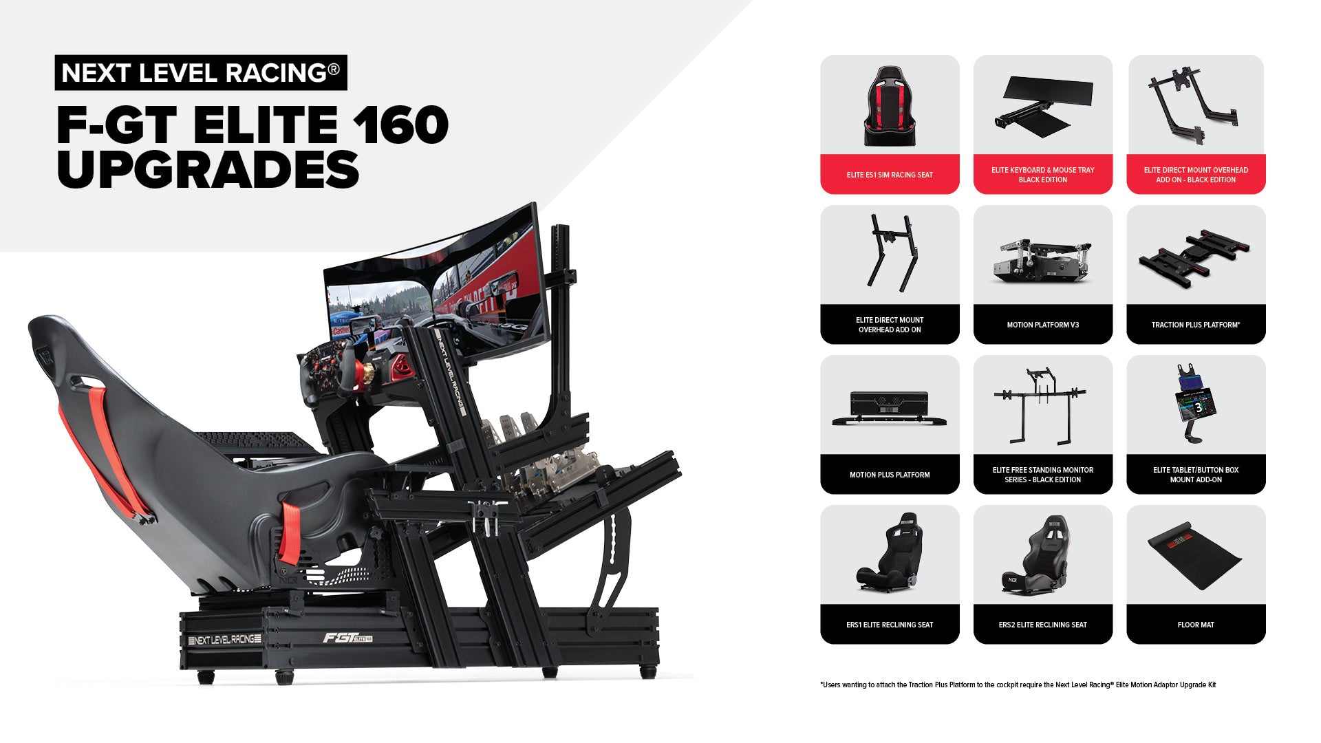 F-GT Elite 160 Side and Front Plate Edition